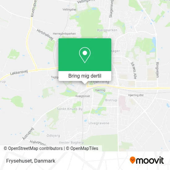 Frysehuset kort