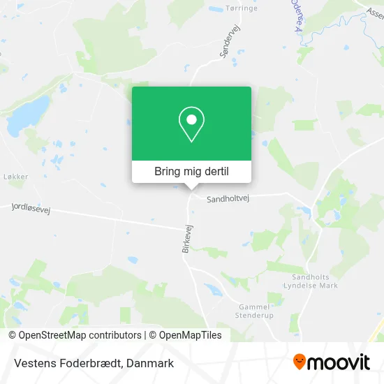 Vestens Foderbrædt kort