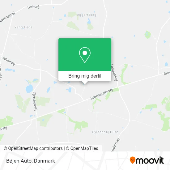 Bøjen Auto kort