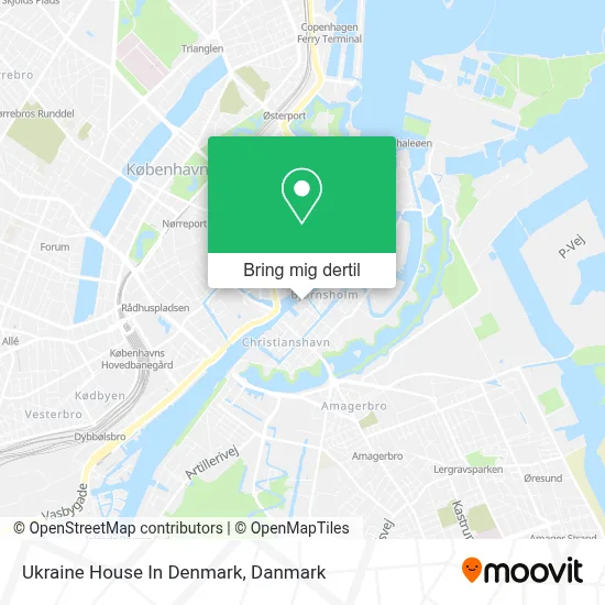 Ukraine House In Denmark kort