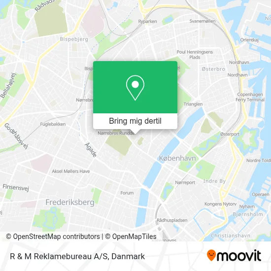 R & M Reklamebureau A/S kort