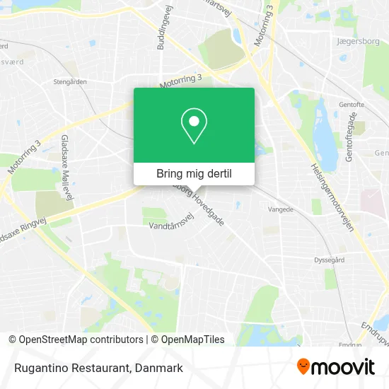 Rugantino Restaurant kort