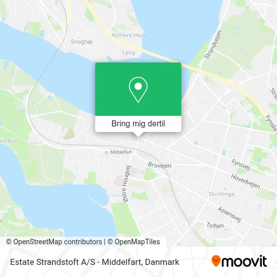 Estate Strandstoft A / S - Middelfart kort