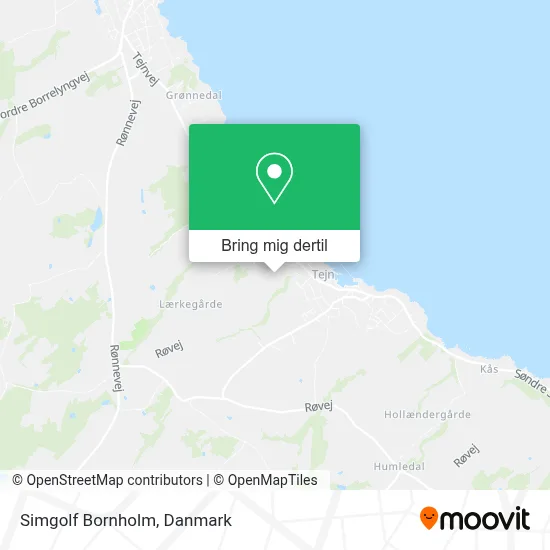 Simgolf Bornholm kort
