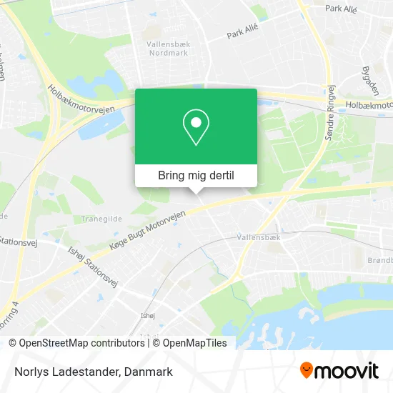 Norlys Ladestander kort