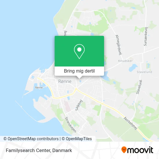 Familysearch Center kort