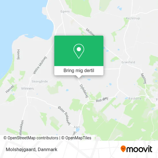 Molshøjgaard kort