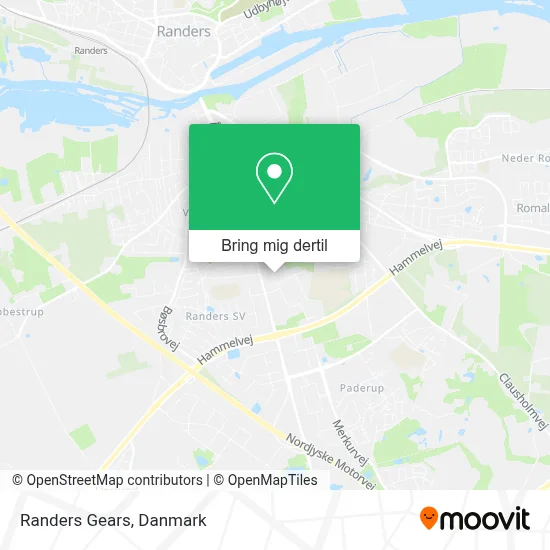 Randers Gears kort
