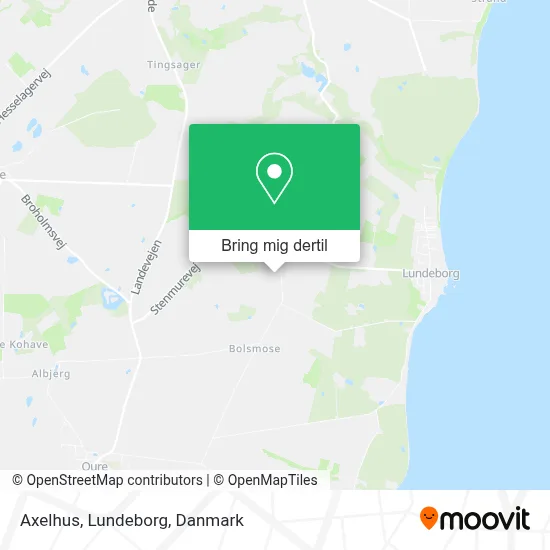 Axelhus, Lundeborg kort
