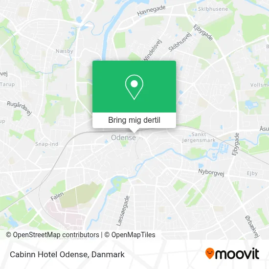 Cabinn Hotel Odense kort
