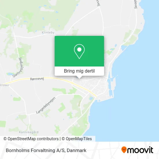 Bornholms Forvaltning A/S kort