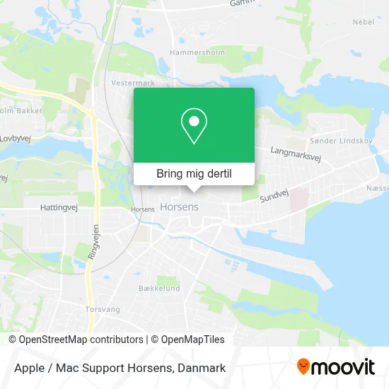 Apple / Mac Support Horsens kort