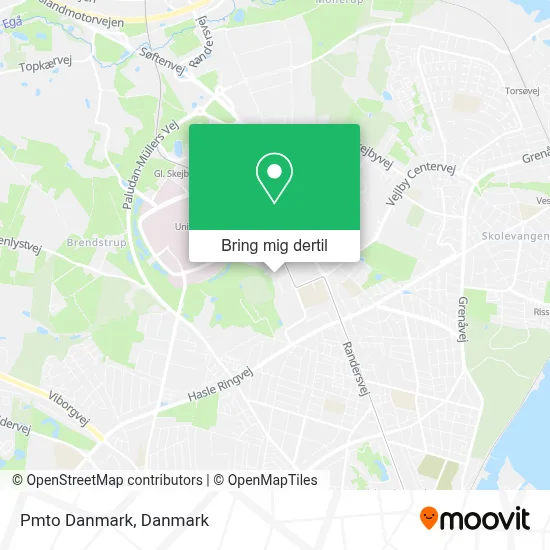 Pmto Danmark kort