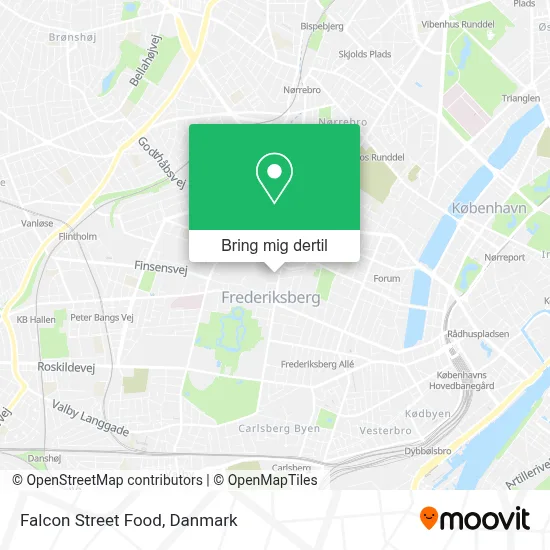 Falcon Street Food kort