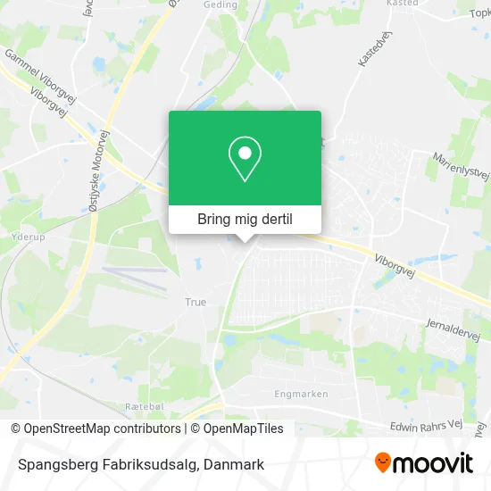 Spangsberg Fabriksudsalg kort