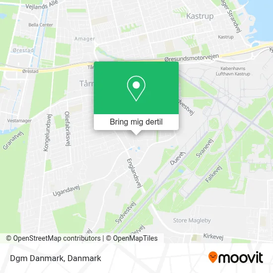 Dgm Danmark kort