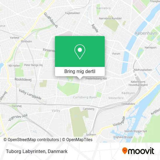 Tuborg Labyrinten kort