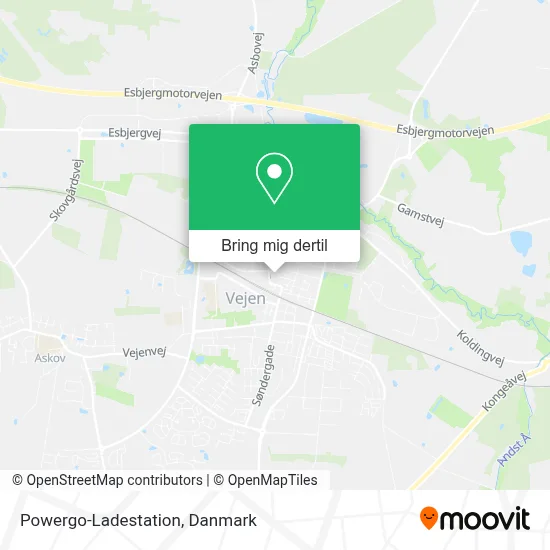 Powergo-Ladestation kort