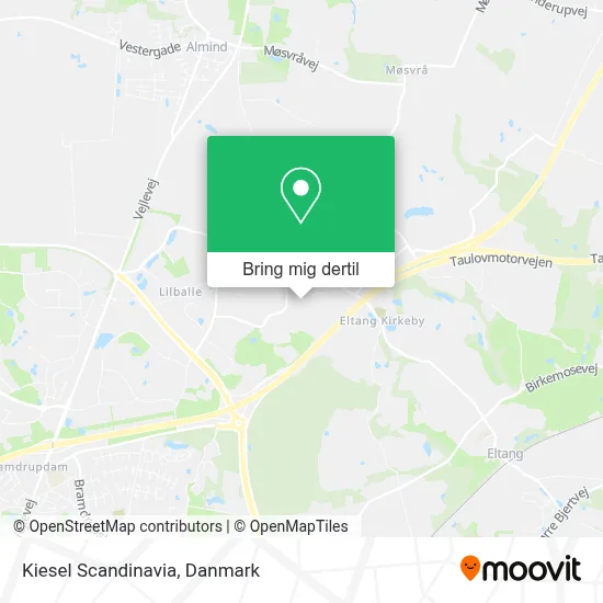 Kiesel Scandinavia kort