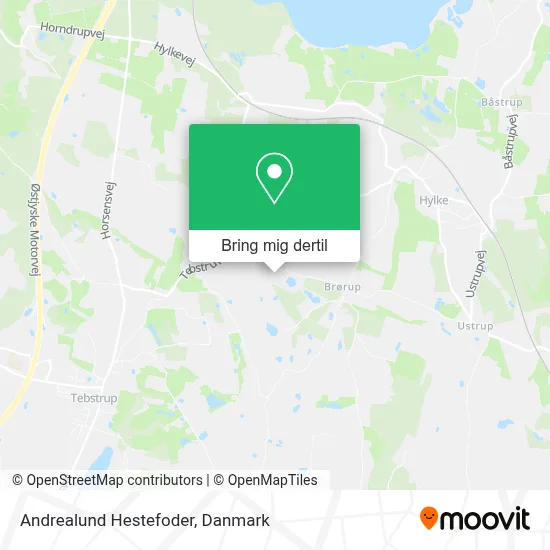 Andrealund Hestefoder kort