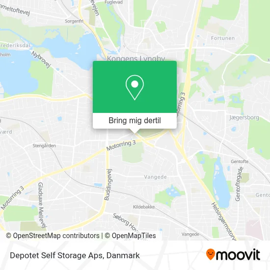 Depotet Self Storage Aps kort