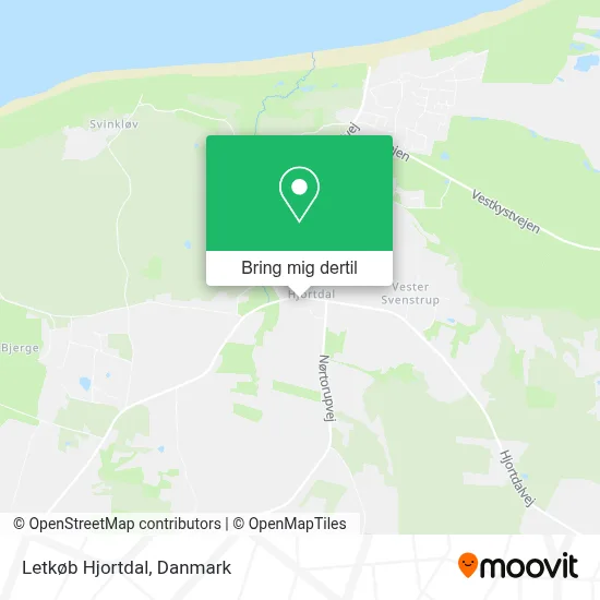Letkøb Hjortdal kort