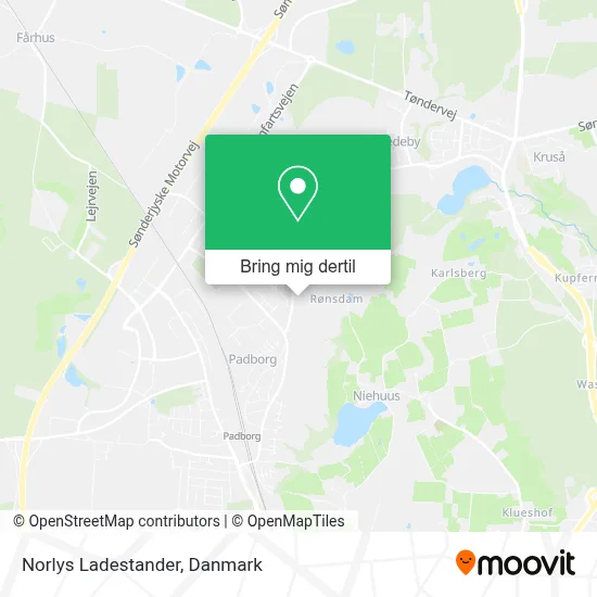 Norlys Ladestander kort