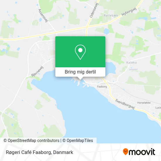 Røgeri Café Faaborg kort