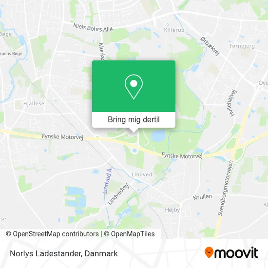 Norlys Ladestander kort