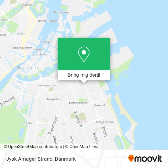 Jysk Amager Strand kort