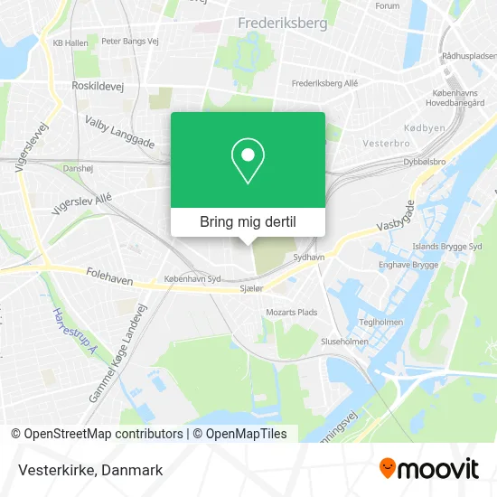 Vesterkirke kort