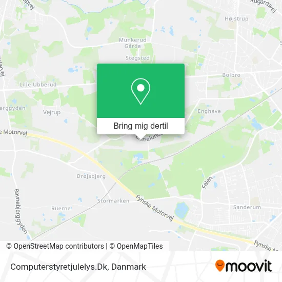 Computerstyretjulelys.Dk kort