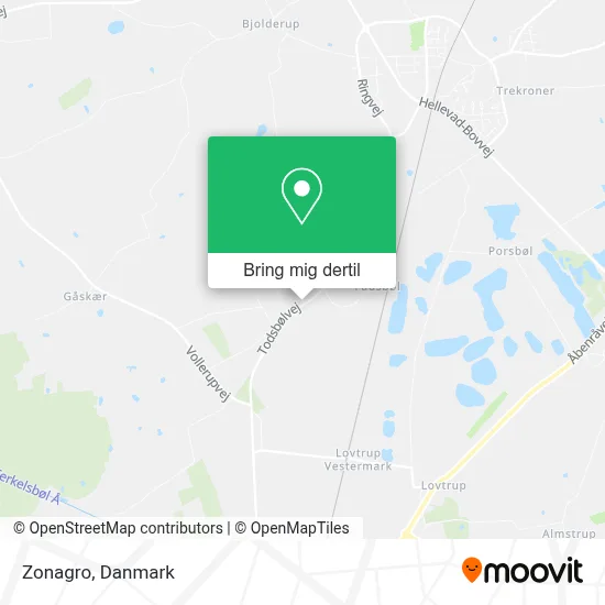 Zonagro kort
