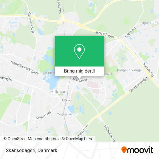 Skansebageri kort