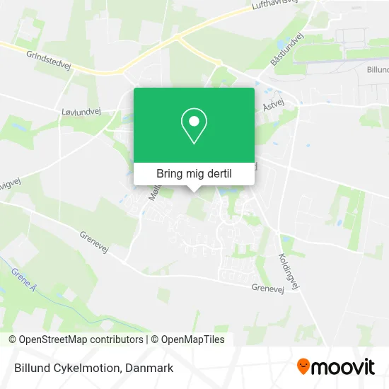 Billund Cykelmotion kort
