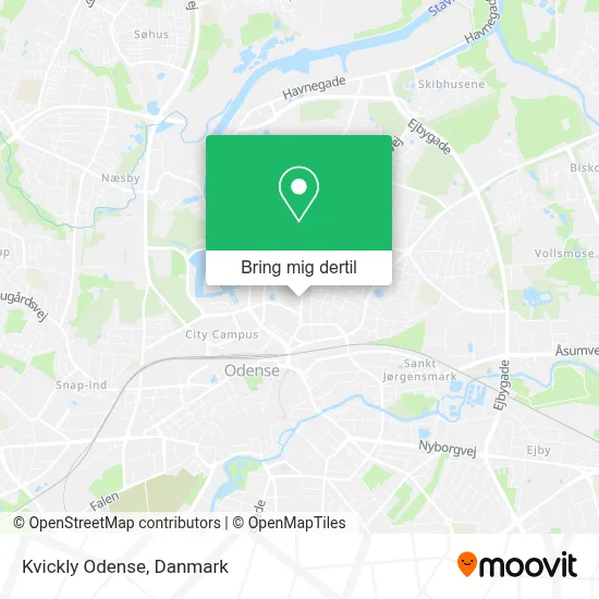 Kvickly Odense kort