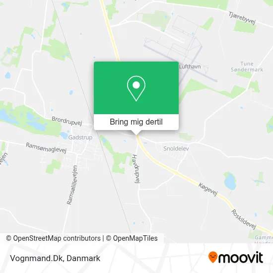 Vognmand.Dk kort