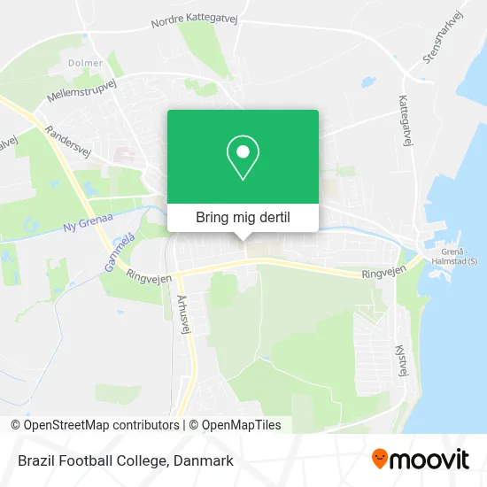 Brazil Football College kort