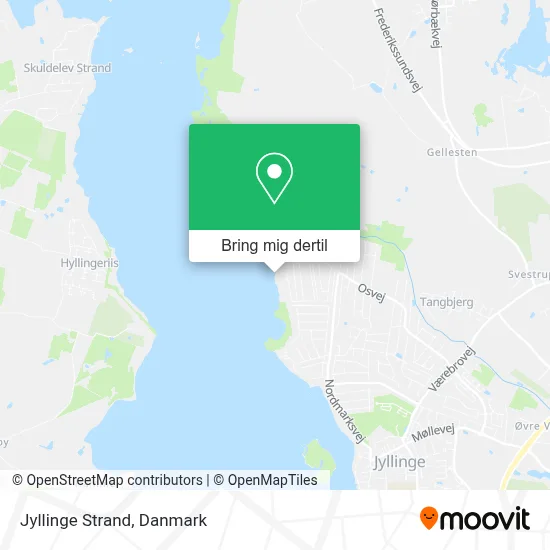 Jyllinge Strand kort
