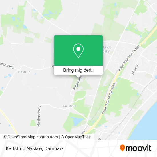 Karlstrup Nyskov kort