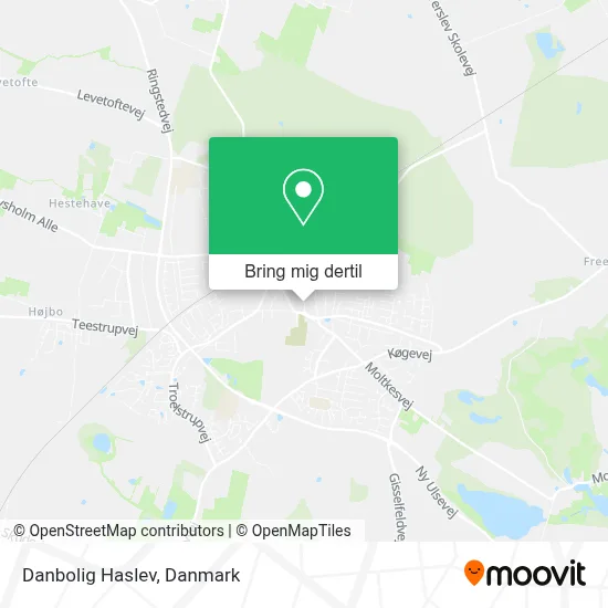 Danbolig Haslev kort