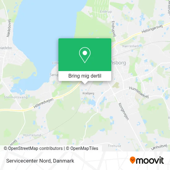 Servicecenter Nord kort