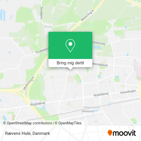 Rævens Hule kort