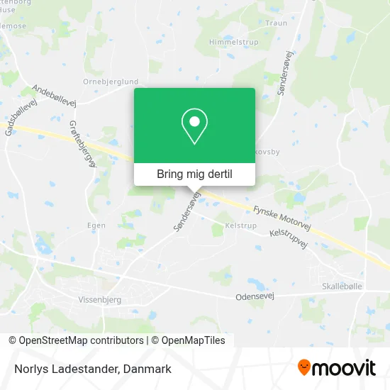 Norlys Ladestander kort