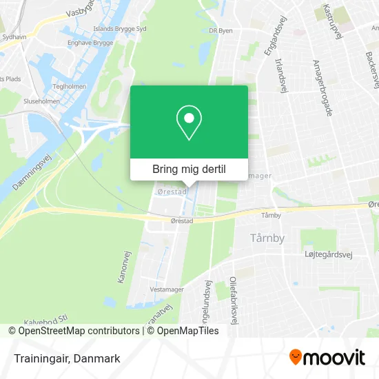 Trainingair kort