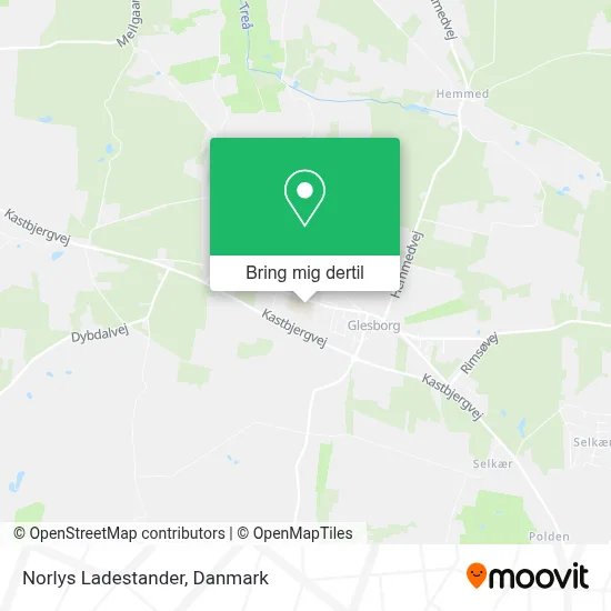Norlys Ladestander kort
