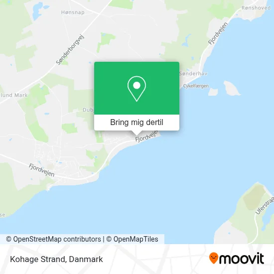Kohage Strand kort