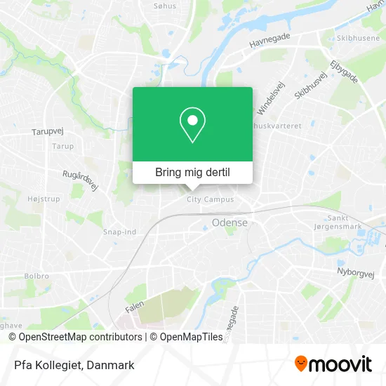 Pfa Kollegiet kort