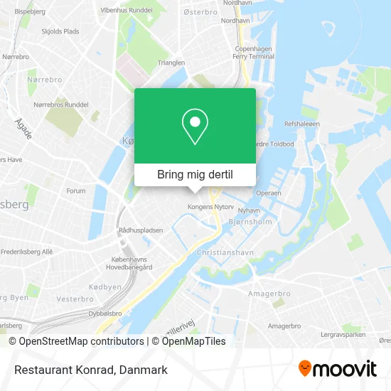 Restaurant Konrad kort