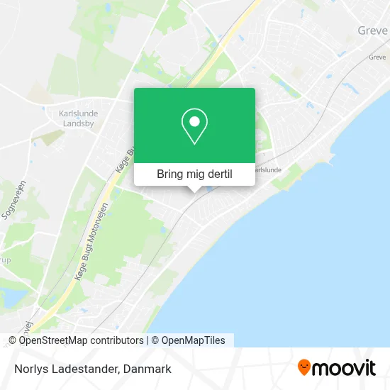 Norlys Ladestander kort
